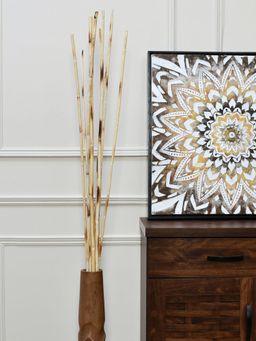 At Home by Nilkamal - Bamboo Wicker Dry Stick (Brown)