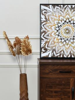 At Home by Nilkamal - Orket Leaf Dry Stick Wicker (Cream)