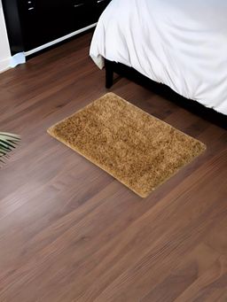 At Home by Nilkamal - Lurex Shaggy Rug (Gold)