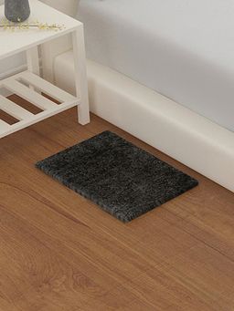 At Home by Nilkamal - Lurex Shaggy Rug (Grey)