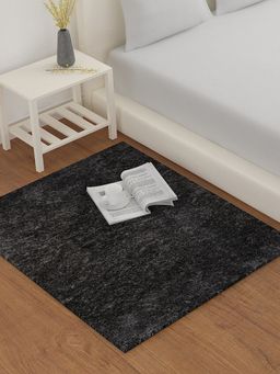 At Home by Nilkamal - Lurex Shaggy Rug (Grey)