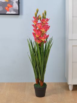 At Home by Nilkamal - Cymbidium Artificial Tree (Pink)