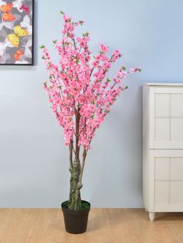 At Home by Nilkamal - Blossom Peach Artificial Tree (Pink)
