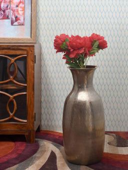 At Home by Nilkamal - Zenith Bottle Floor Vase (Gold)