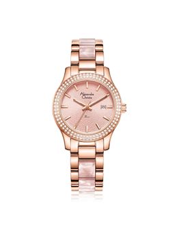 Alexandre Christie - Women Passion Pink Dial Analog Watch - 2463LDBRGPN1 (M)