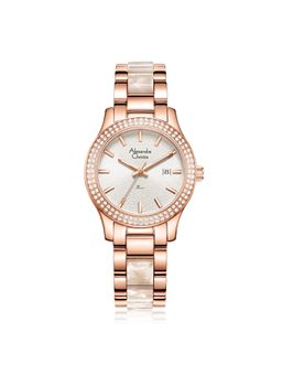 Alexandre Christie - Women Passion Silver Dial Analog Watch - 2463LDBRGSL1 (M)