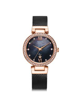 Alexandre Christie - Women Passion Black Dial Analog Watch - 2754LHBBRMA (M)