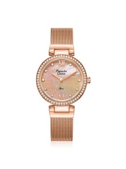 Alexandre Christie - Women Passion Rose Gold Dial Analog Watch - 2754LHBRGMD (M)