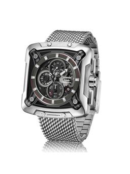 Alexandre Christie - Men Chronograph Black Dial Chronograph Watch - 3030MCBSSBA (M)