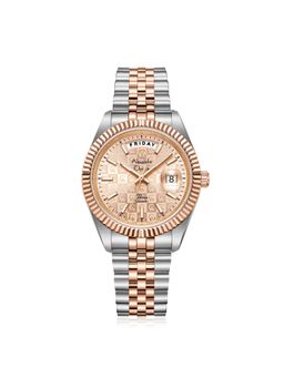 Alexandre Christie - Men Sapphire Rose Gold Dial Analog Watch - 5013MDBTRLN2 (M)