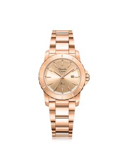 Alexandre Christie - Women Passion Rose Gold Dial Analog Watch - 6141LDBRGLN (M)