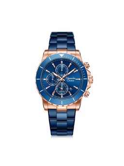 Alexandre Christie - Men 25th Anniversary Blue Dial Chronograph Watch - 6141XXVMURBU (M)