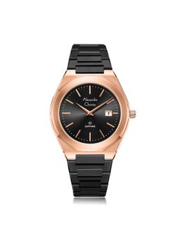 Alexandre Christie - Men Sapphire Black Dial Analog Watch - 8710MDBBRDGSG (M)