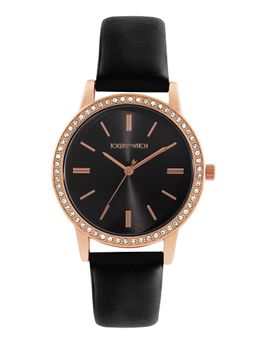 Joker and Witch - Joker & Witch Women Halo Black Dial Analog Watch - AMWW1186 (L)