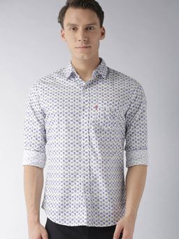 Levi's - Men White Slim Fit Casual Shirt