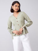 Green color option, Sold out, Currently selected