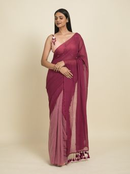 Suta - Magenta Cotton Saree