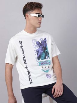 Free Authority - Official Captain America: Brave New World Printed Oversize Tshirt for Men
