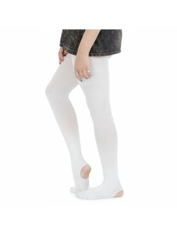Bonjour - Plain Sheer Stockings for Women - White