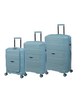 it luggage - Momentous Blue Set of 3 28-24-20 Inches Expandable Hardsided TSA Luggage Trolley