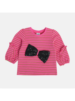 MINI KLUB - Girls Hot Pink Knit Top