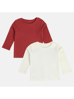 MINI KLUB - Unisex Red / Marshmallow T-Shirt (Pack of 2)