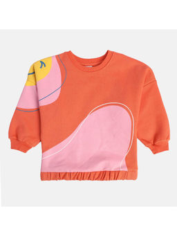 MINI KLUB - Girls Orange Sweat Shirt