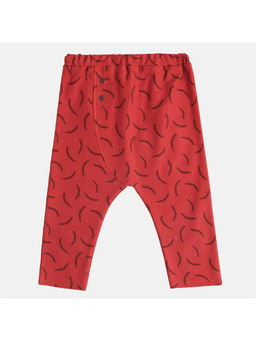 MINI KLUB - Boys Rust Orange Knit Bottom