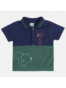 MINI KLUB - Boys Blue/Green Polo