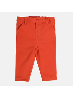 MINI KLUB - Boys Rust Orange Woven Trouser