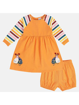 MINI KLUB - Girls Orange Dress