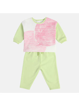 MINI KLUB - Girls Green Top and Bottom (Set of 2)