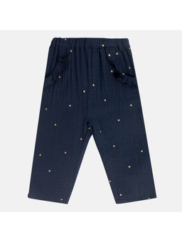 MINI KLUB - Girls Blue Woven Trouser