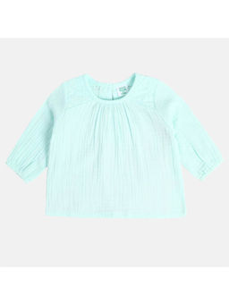 MINI KLUB - Girls Mint Green Woven Top