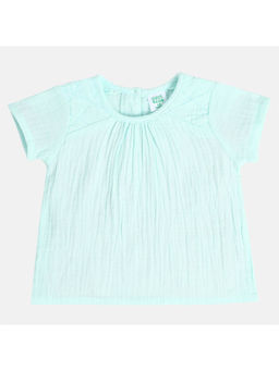 MINI KLUB - Girls Mint Green Woven Top