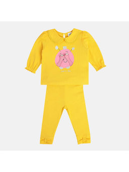 MINI KLUB - Girls Yellow Top and Bottom (Set of 2)