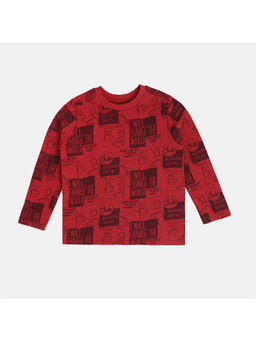 MINI KLUB - Boys Maroon T-Shirt