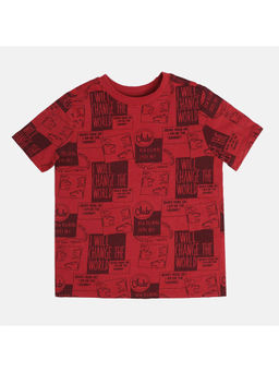 MINI KLUB - Boys Maroon T-Shirt