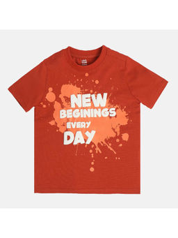 MINI KLUB - Boys Rust Orange T-Shirt