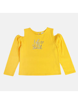 MINI KLUB - Girls Yellow Knit Top
