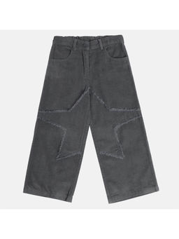 MINI KLUB - Girls Grey Woven Trouser