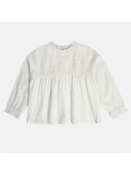 MINI KLUB - Girls White Woven Top