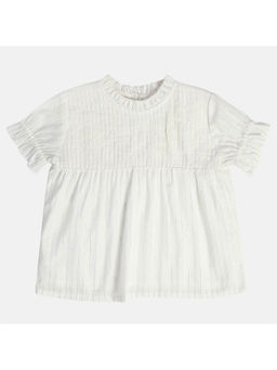 MINI KLUB - Girls White Woven Top