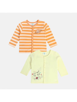 MINI KLUB - Boys Multi Front Open Vest T-Shirt (Pack of 2)