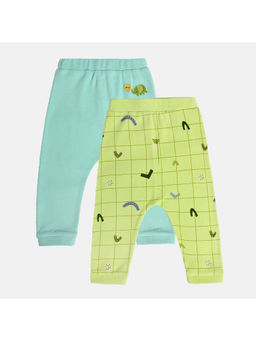 MINI KLUB - Boys Green/Blue Knit Bottom (Pack of 2)