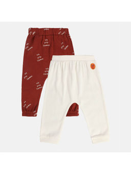 MINI KLUB - Boys Brown/Marshmallow Knit Bottom (Pack of 2)