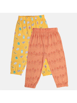 MINI KLUB - Boys Peach/Yellow Knit Bottom (Pack of 2)