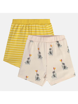 MINI KLUB - Boys Yellow/White Shorts (Pack of 2)