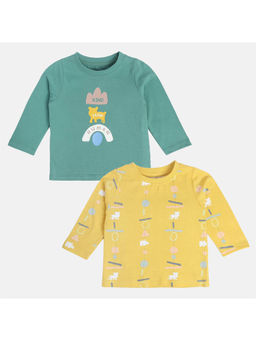MINI KLUB - Boys Yellow/Green T-Shirt (Pack of 2)