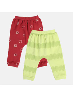 MINI KLUB - Girls Green / Red Legging (Pack of 2)